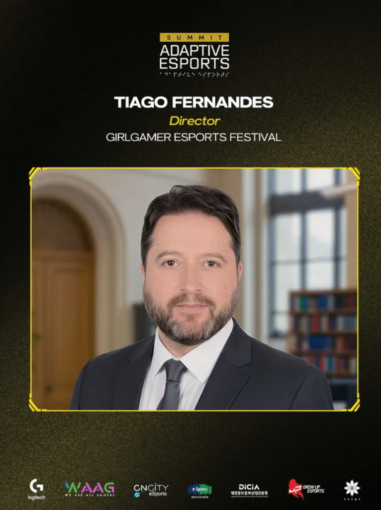 Tiago Fernandes presente no Adaptive Esports Summit