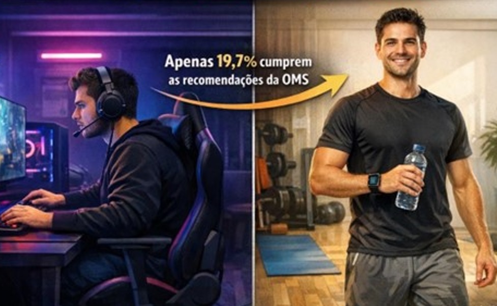 Jogadores de esports são menos sedentários do que se pensa, mas maioria não cumpre recomendações de exercício