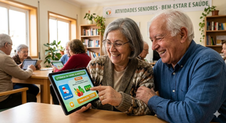 Jogos digitais reforçam literacia em saúde na terceira idade